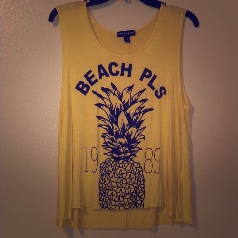 🍍NEW Beach Pls Pineapple Summer Top 🌊